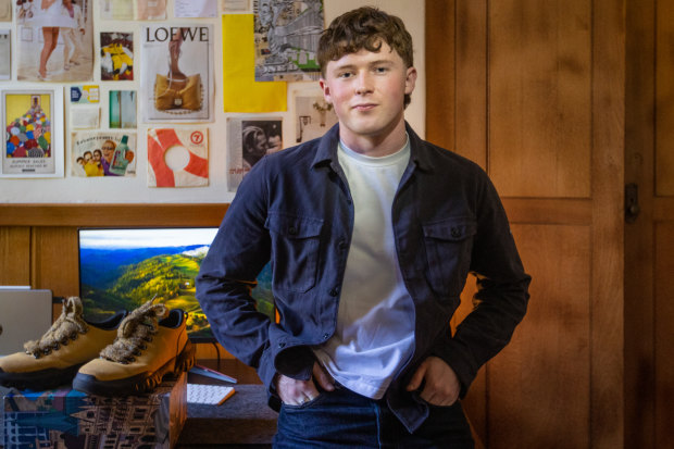 Young footwear designer Raff McGuinness.