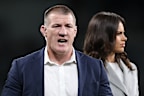 Paul Gallen on commentary duty for Nine.
