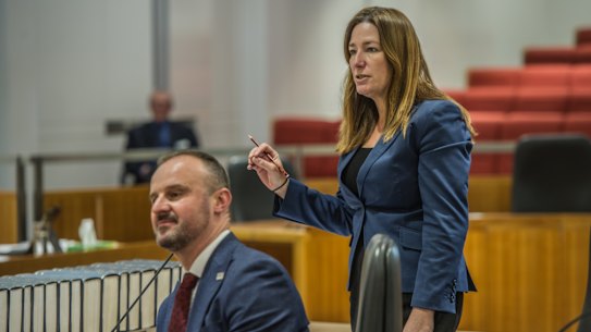 ACT Education Minister Yvette Berry previously resisted calls for a public inquiry into school violence, after revelations complaints in some schools stretched back more than a year.