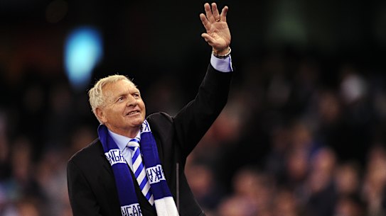 Cable is greeted by fans at a match in 2012. 