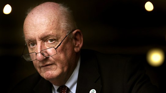 Former National Party of Australia leader and deputy Prime Minister, Tim Fischer, pictured in 2013.