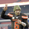 Cleveland rally for first home win to keep slim NFL hopes alive