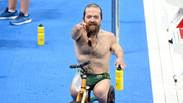 Grant ‘Scooter’ Patterson is the loveable larrikin of the Australian Paralympic swim team. 