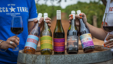 Ricca Terra wines.