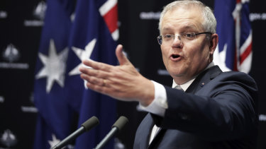 Prime Minister Scott Morrison says his preference is for children to be in school, but it was up to the states.