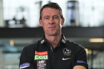 New Collingwood coach Craig McRae has big plans.