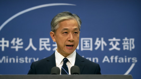 China's Ministry of Foreign Affairs spokesman Wang Wenbin 