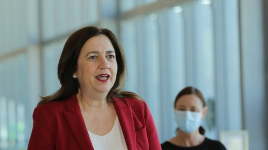 Queensland Premier Annastacia Palaszczuk gives the state’s COVID update.