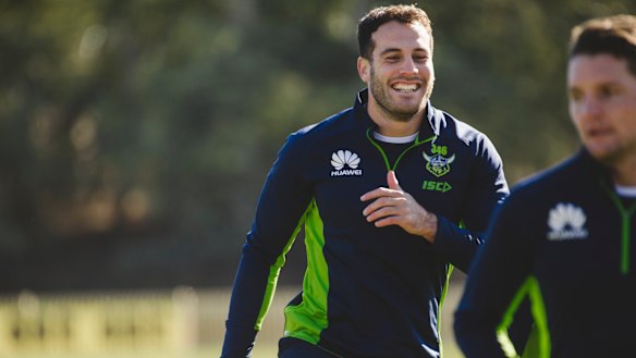 Michael Oldfield happy to extend his stay with the Raiders.