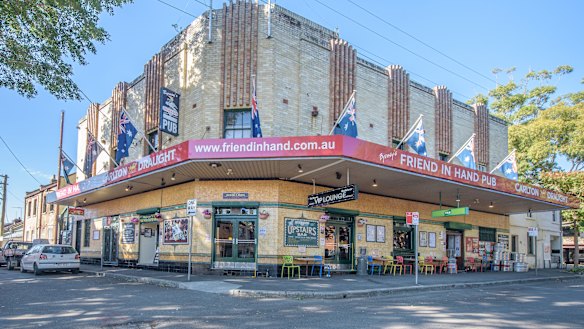 The Friend in Hand hotel, Cowper Street, Glebe in Sydney's inner west, has been sold for $10 million.