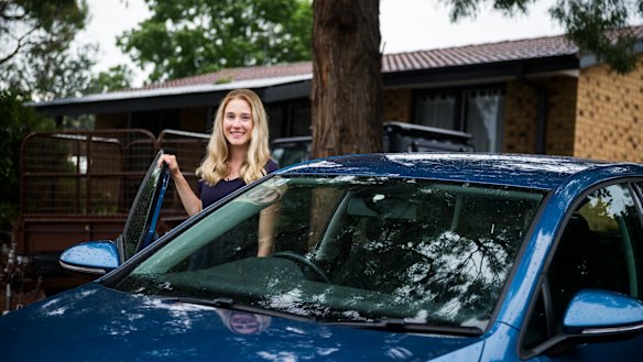 Jana Prencel moved to Karabar as a first-home buyer because it was more affordable than Canberra, and found petrol to be more affordable as well.