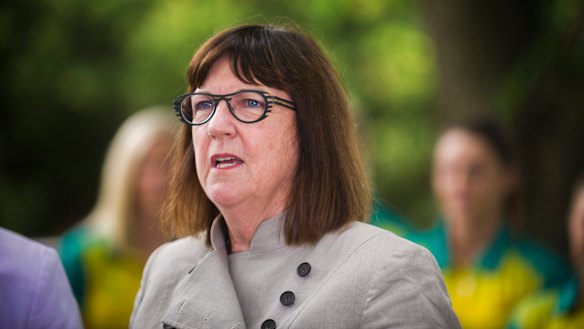 Former Sport Australia boss Kate Palmer said she was surprised by the colour-coded spreadsheet.