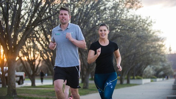 Podiatrist Ricky Lee with his partner Jessica Pearson-Lee. 