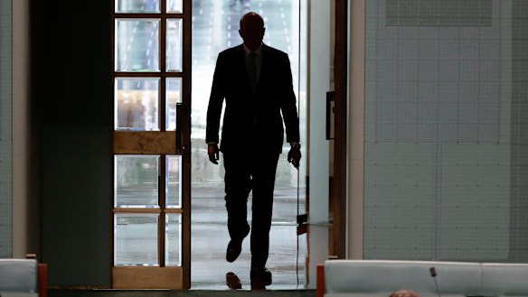 Peter Dutton at Parliament House on Thursday.