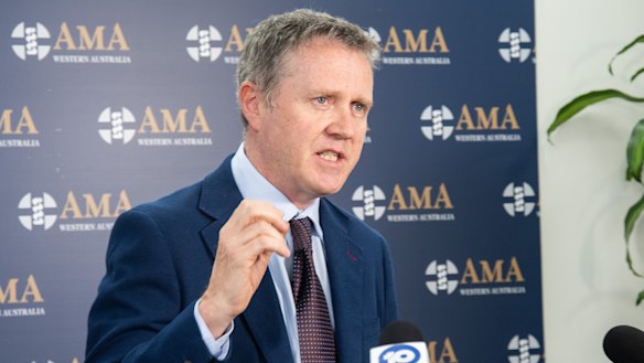 AMA WA president Dr Andrew Miller. 