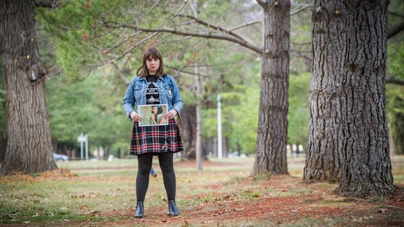 Reclaim Haig Park Solidarity Vigil organiser Blair Williams. 