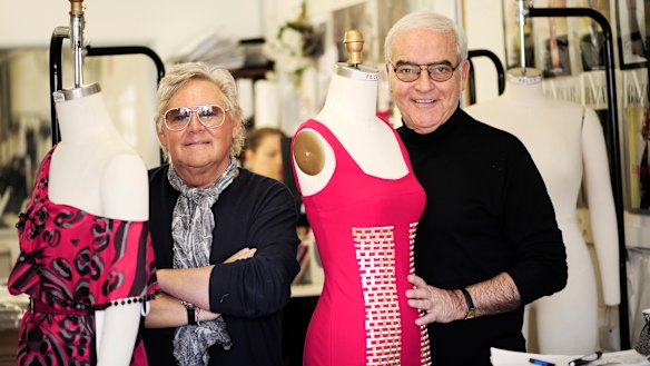 Adelaide fashion designers George Gross and Harry Watt.