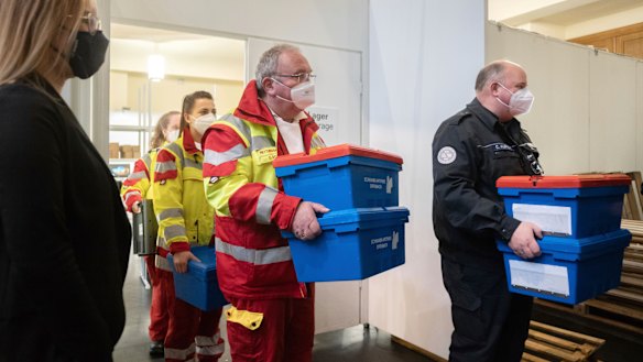 Medical staff discovered temperatures in the storage boxes had risen above the 8-degree maximum considered safe for transporting the Pfizer vaccine. 