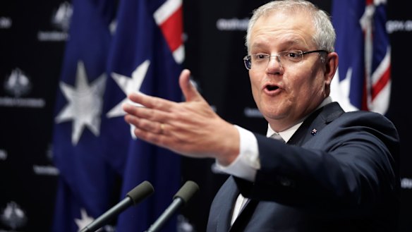 Prime Minister Scott Morrison says his preference is for children to be in school, but it was up to the states.