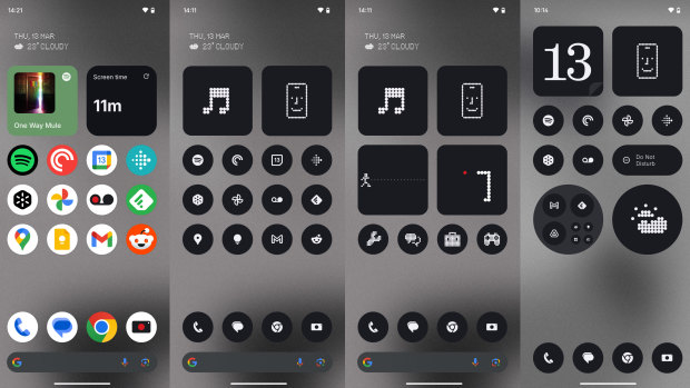 Nothing’s widgets and icon theme let you make a less colourful but more fun home screen.