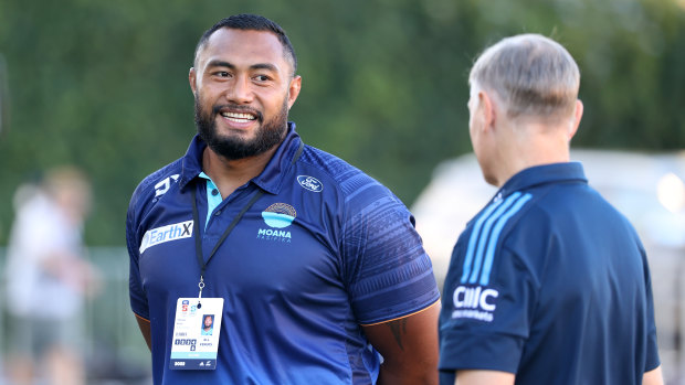 Former Waratahs prop Sekope Kepu will line up for Moana on Saturday. 