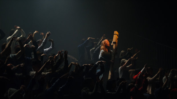 The audience becomes part of the performance.
