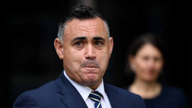 NSW Deputy Premier John Barilaro may be off to federal politics.