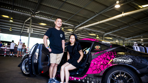 Drift Cadet owners Peter Pham and Linh Dang. will be doing demonstrations of their drifting 