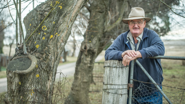 ACT Rural Landholders Association president Tom Allen, who has asked the ACT government to change the eligibility criteria for transport subsidies.