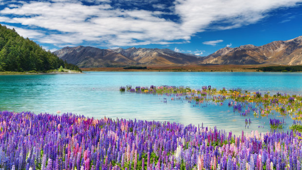 Lake Tekapo and the Southern Alps: New Zealand has long marketed its pristine natural wonders.