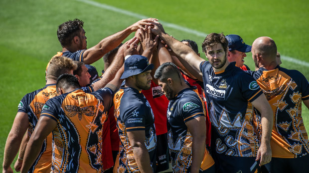 All for one: The Brumbies hope Canberra fans will back them this year.