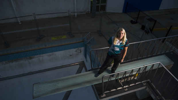 Head coach Ann Widdup from Canberra Diving Academy at the Canberra Olympic Pool said new Stromlo Leisure was a missed opportunity to be an aquatic sports centre.