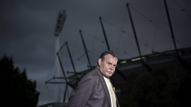Ron Barassi at the MCG in 2009.