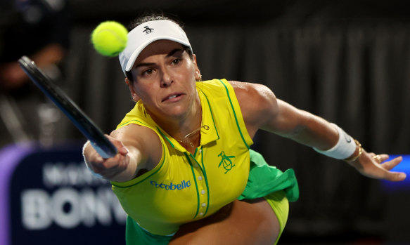 Ajla Tomljanovic switched allegiances from Croatia to Australia.