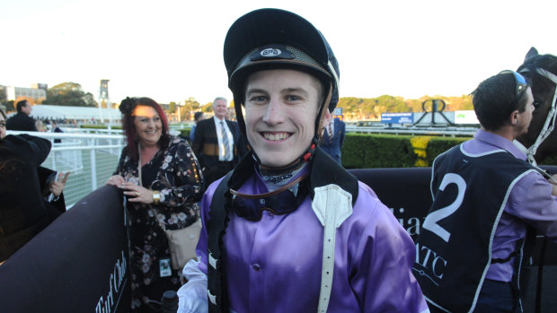 Making his mark: Sam Weatherley is the latest Kiwi apprentice to successfully cross the ditch.