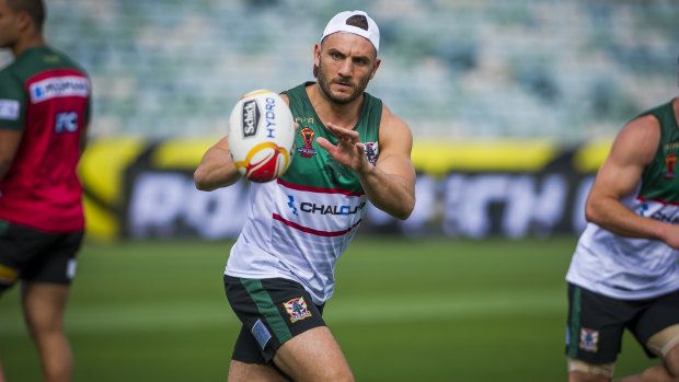 Diligent: Robbie Farah has been working hard at the Rabbitohs despite his lack of game time.