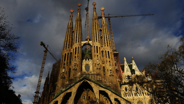 Antoni Gaudi's Sagrada Familia church is a Barcelona landmark unfinished after 137 years.