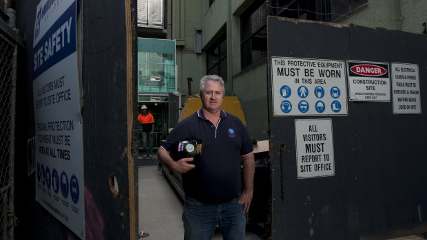 CFMEU national construction division secretary Dave Noonan is one of the forces behind the campaign.