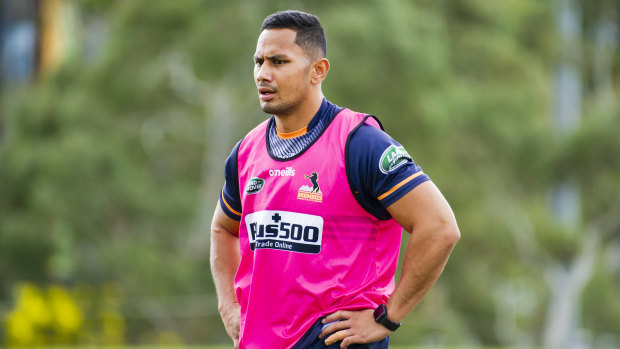 Toni Pulu will play his second game for the Brumbies on Saturday.