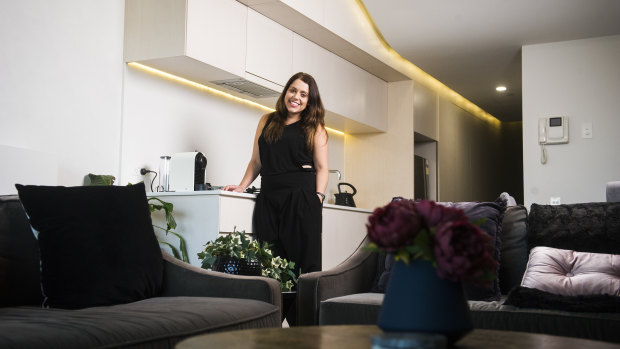 Silvia Nestoroska has been renting out her New Acton apartment over the past year on Airbnb. 
