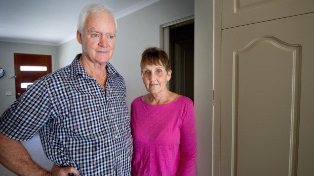 Jim and Deb Barker, from Mildura, were victims of fraudsters Bill Jordanou and Robert Zaia.