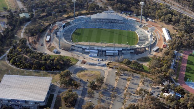 Sport Australia is considering selling Canberra Stadium and the AIS Arena.