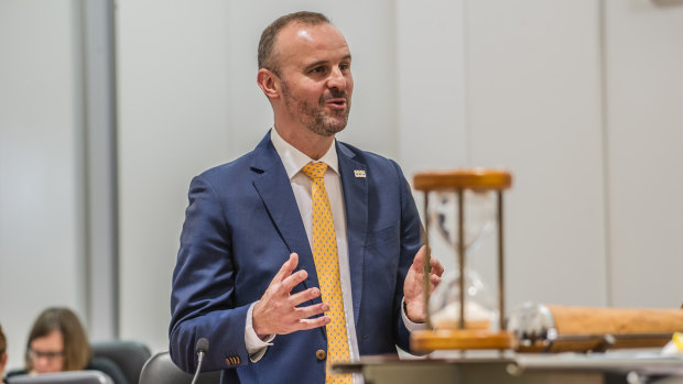 Chief Minister Andrew Barr is expected to release a balanced budget on Tuesday.