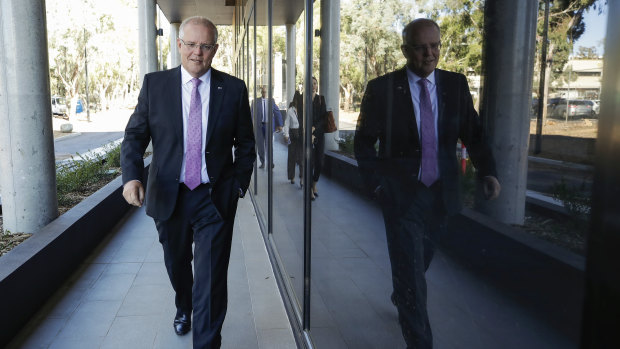 Prime Minister Scott Morrison in Canberra on Monday, April 1. 