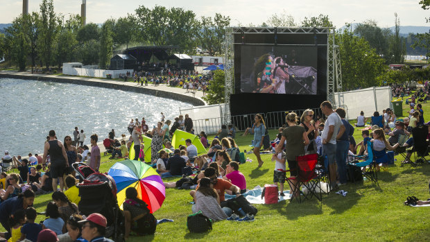 The Australia Day Capital Concert in 2018.