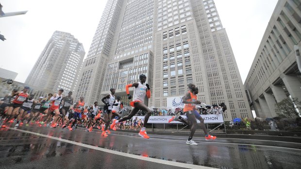 Thousands of runners make the trip to Tokyo for the marathon every year, but the non-professional event has been cancelled.