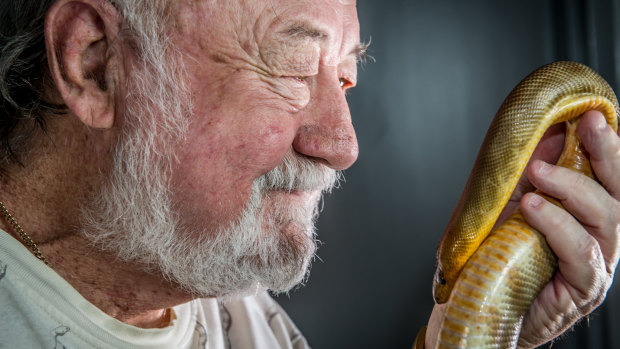 Ric Longmore was 12 when he caught his first snake.