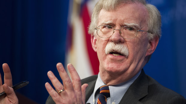 US national security advisor John Bolton.