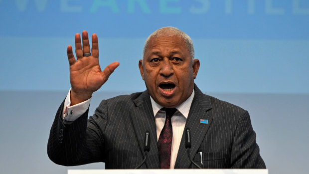 Fiji Prime Minister Frank Bainimarama has positioned himself as a global advocate on climate change.