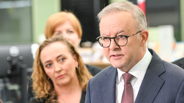 Anthony Albanese with the now Aston MP Mary Doyle earlier this year.